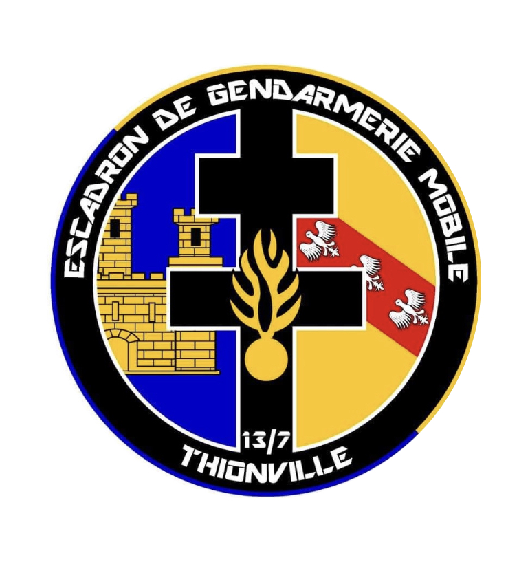 Bouclier (rondache) d'un escadron de gendarmerie mobile